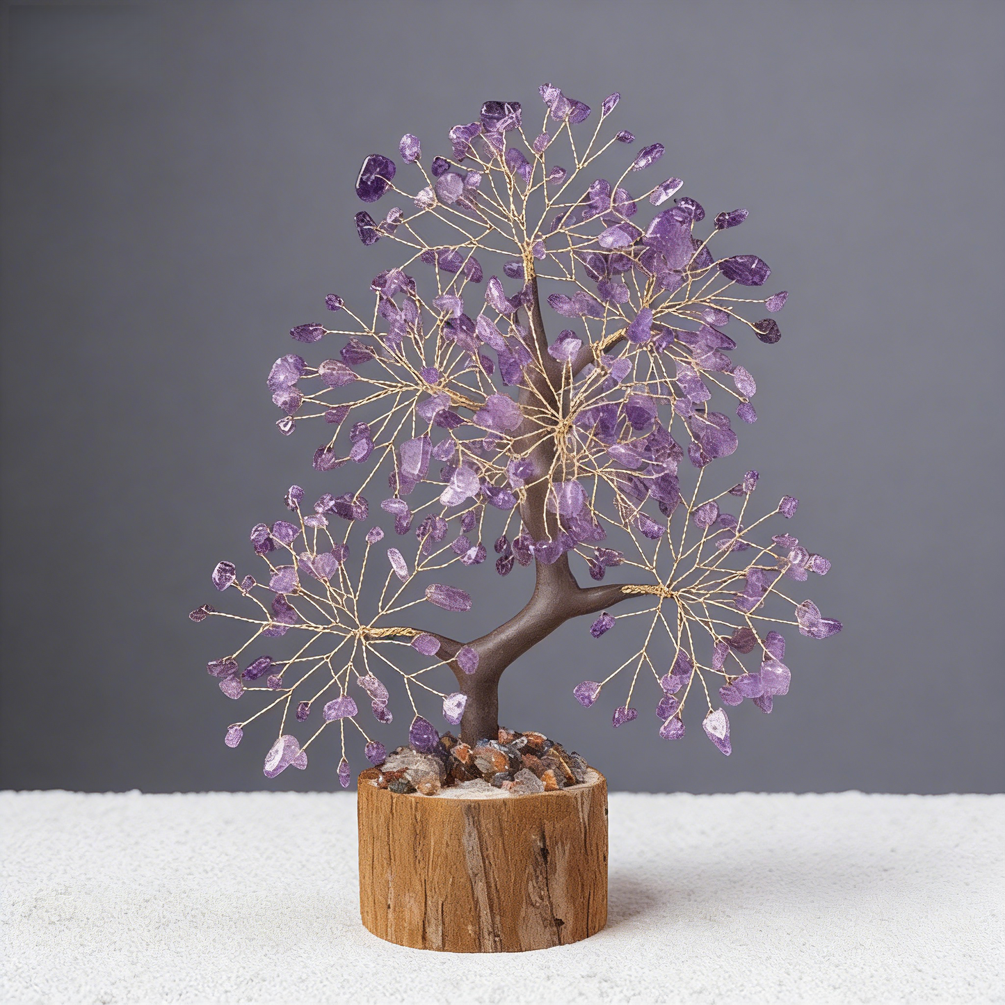 Quiet Morning — Amethyst Feng Shui Tree