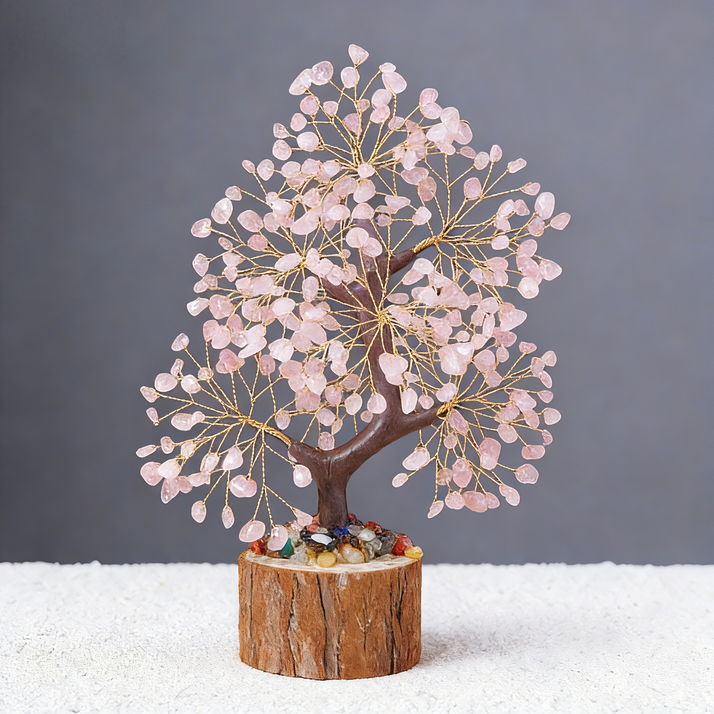 Loving Space — Rose Quartz Feng Shui Tree