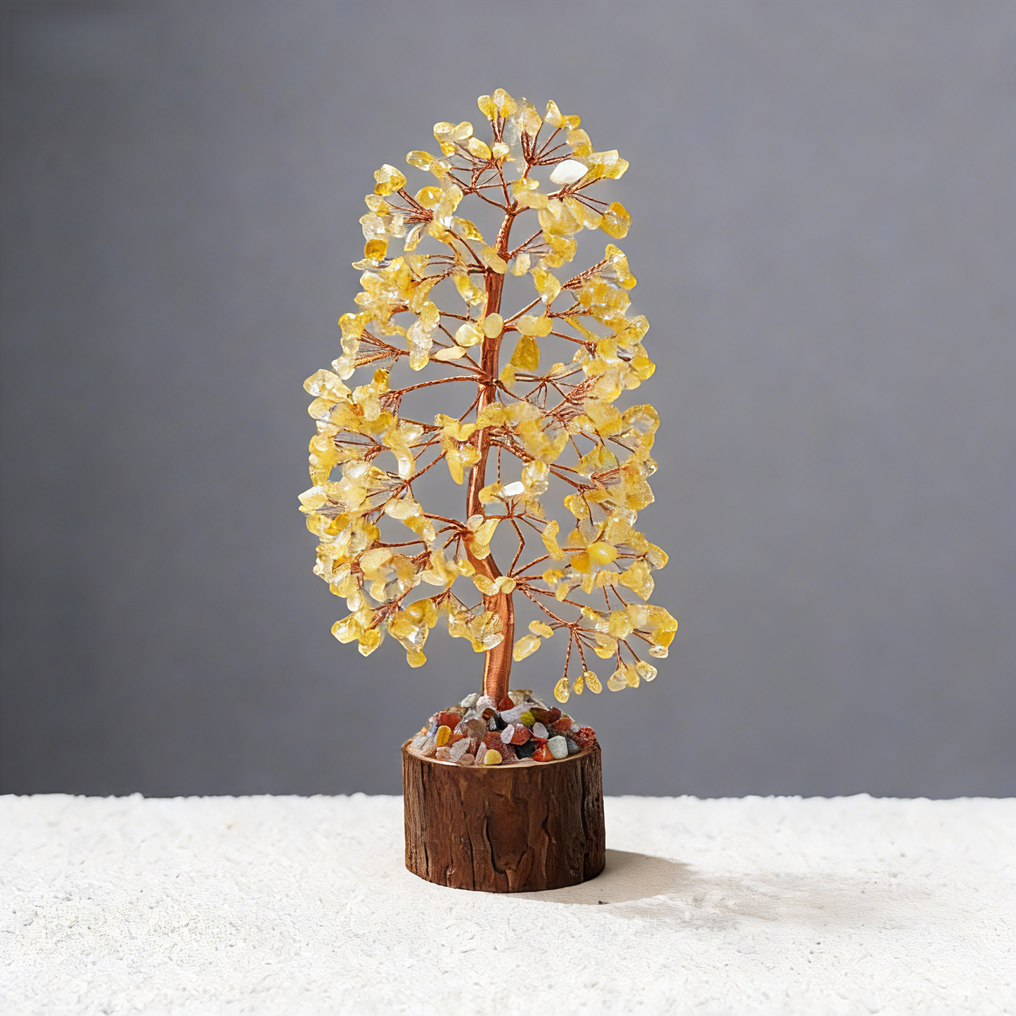 Golden Glow — Citrine Feng Shui Tree