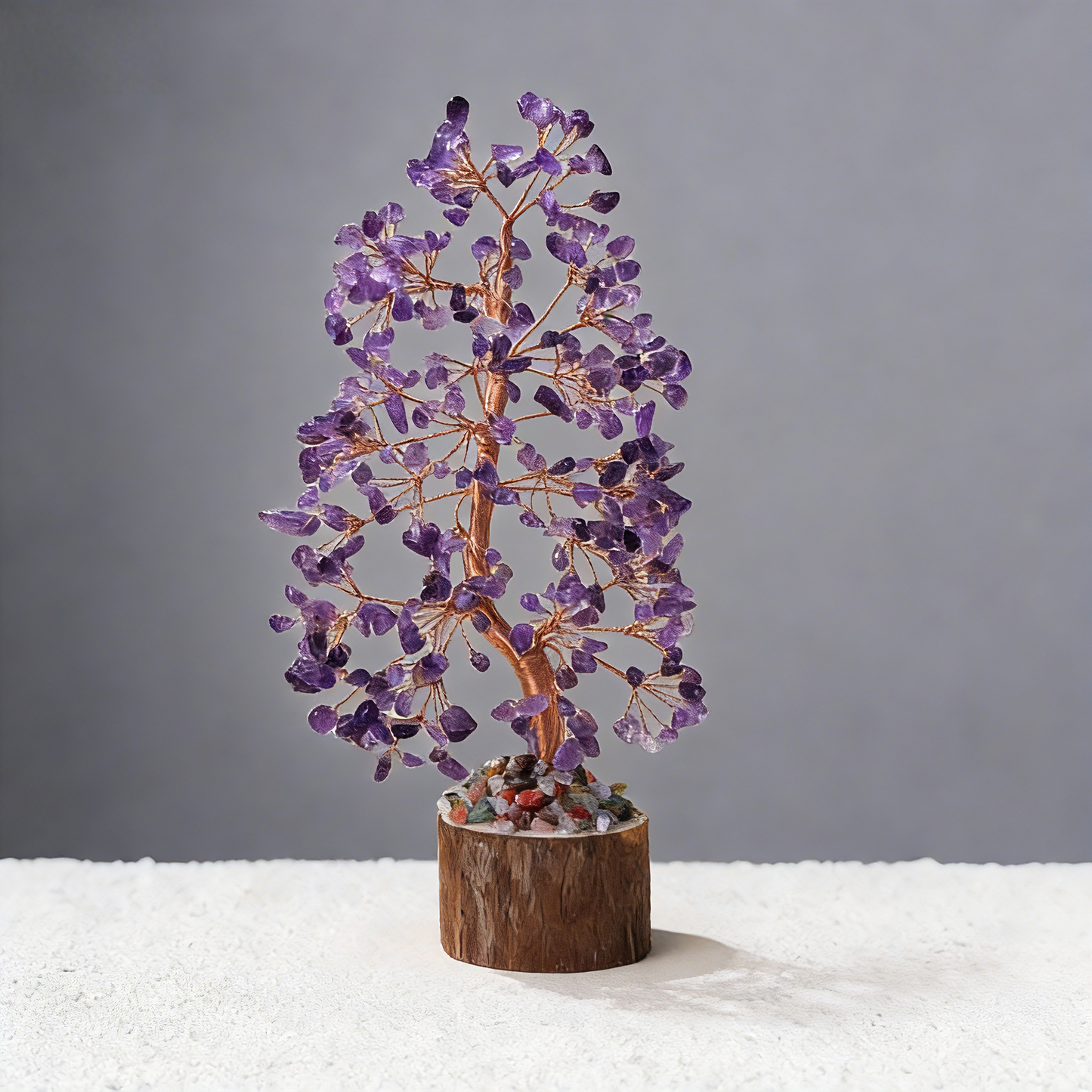 Evening Calm — Amethyst Feng Shui Tree