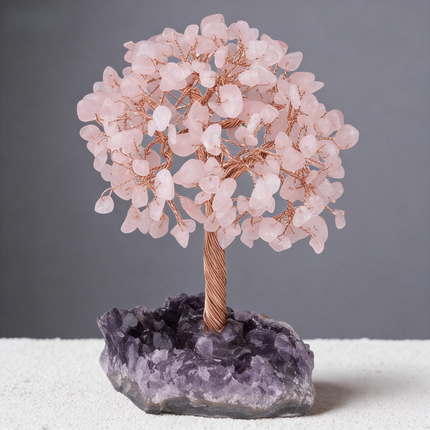 Emotional Ease —Rose Quartz Feng Shui Tree