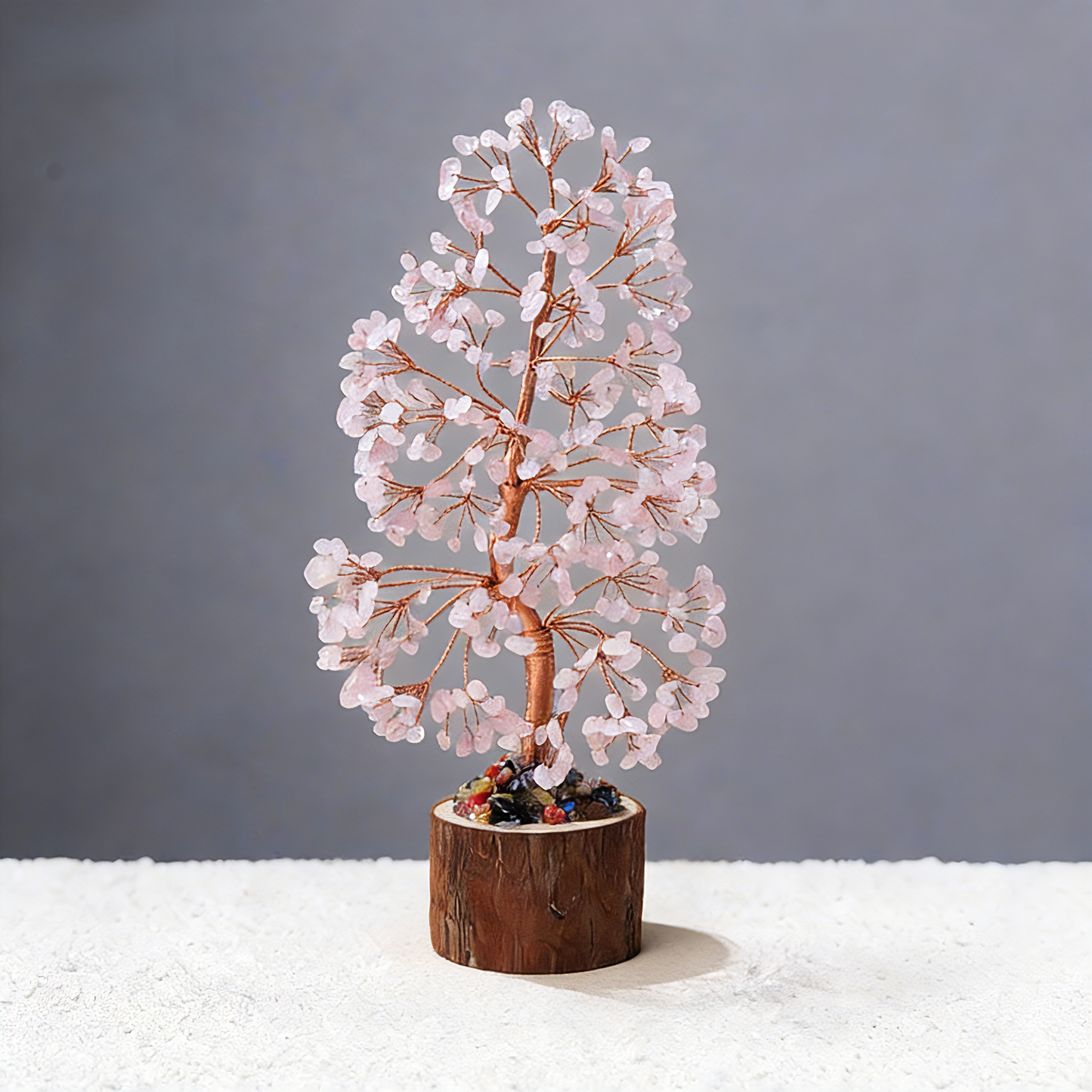 Gentle Touch — Rose Quartz Feng Shui Tree