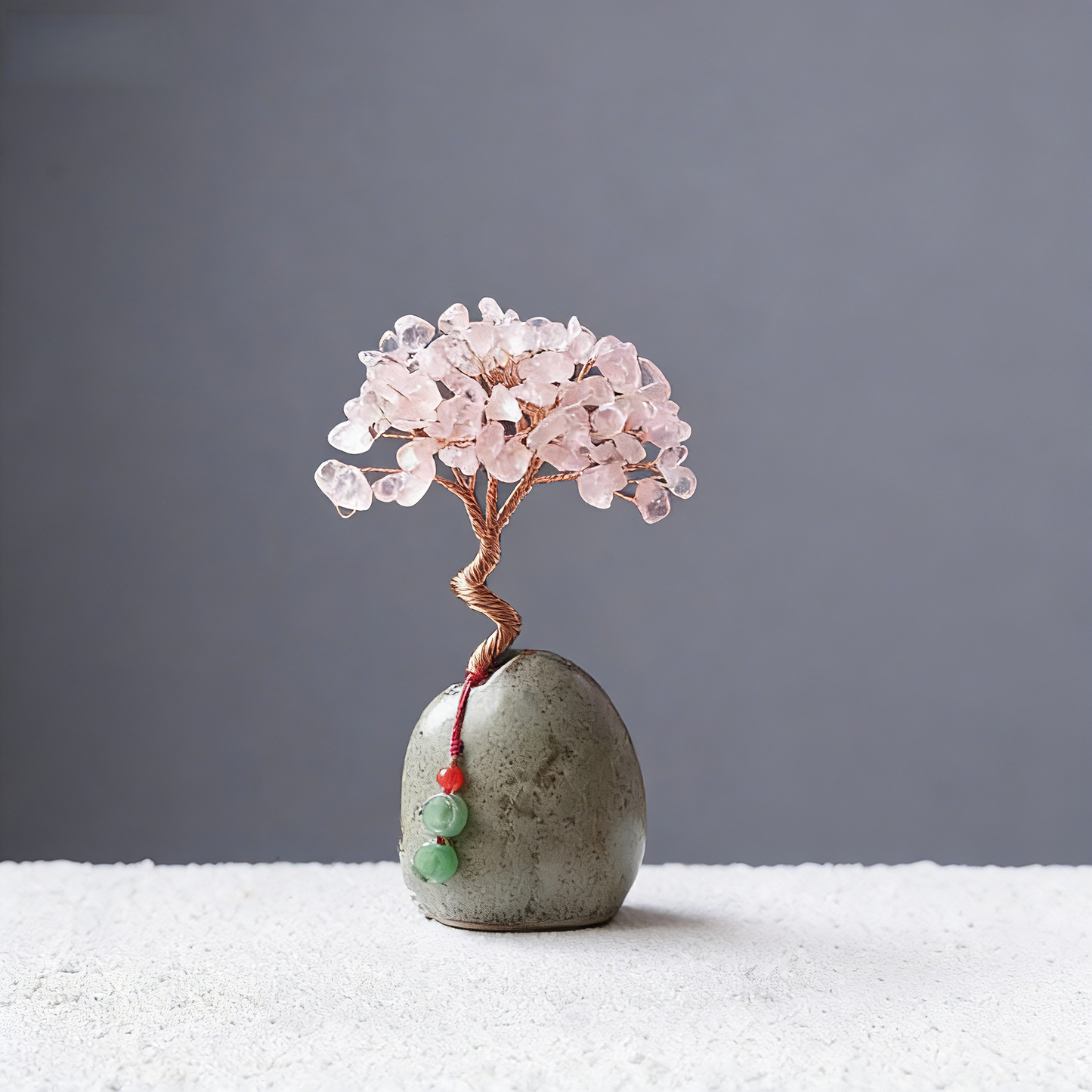 Love & Gentle Healing — Rose Quartz Feng Shui Tree