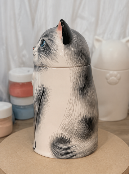 A Forever Home for Their Memories - Personalized Cat Urn Made from Your Cat’s Photo