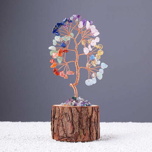 Flowing Spectrum — Rainbow Crystal Feng Shui Tree