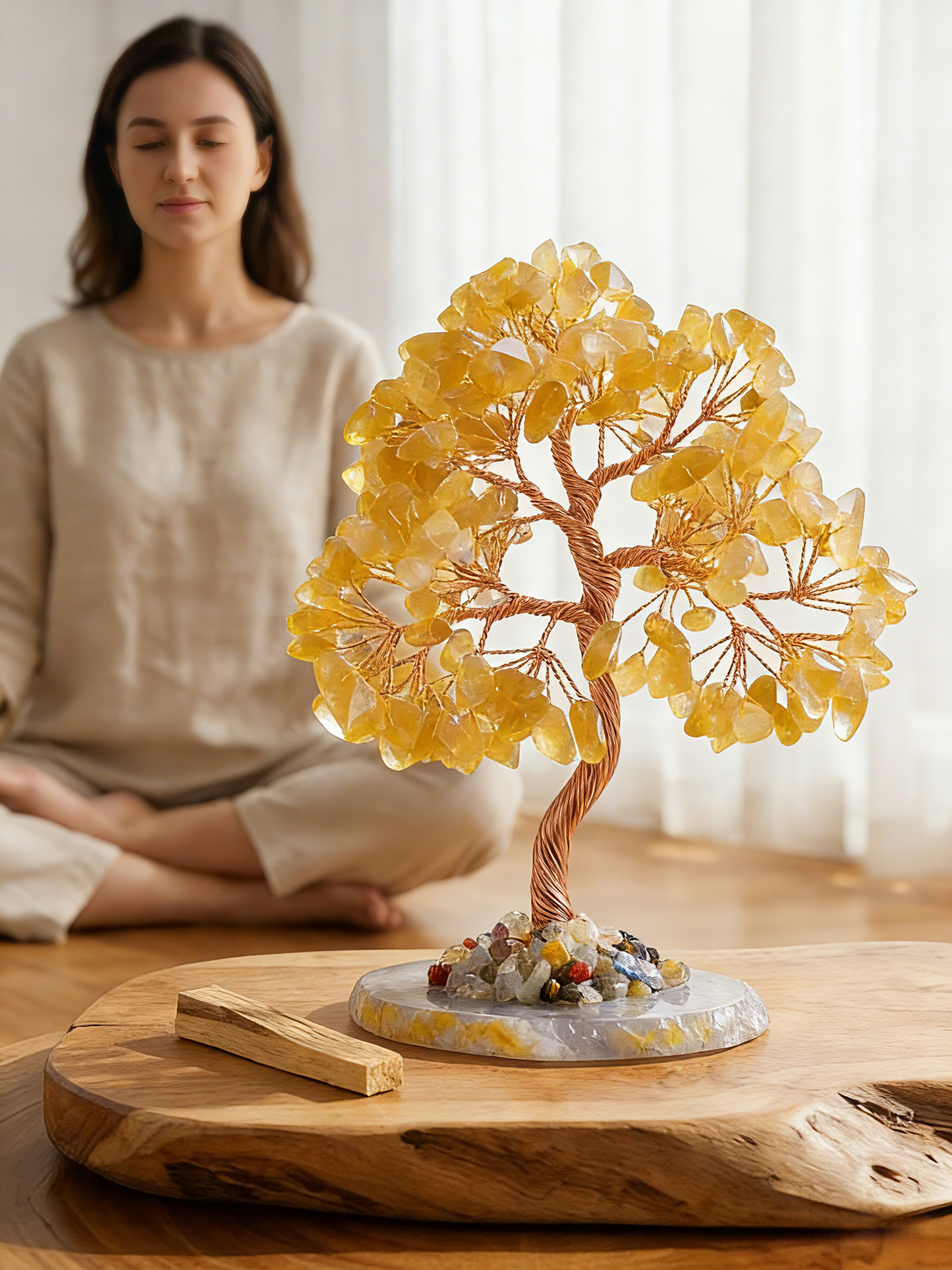 Ctrine Crystal Tree during meditation
