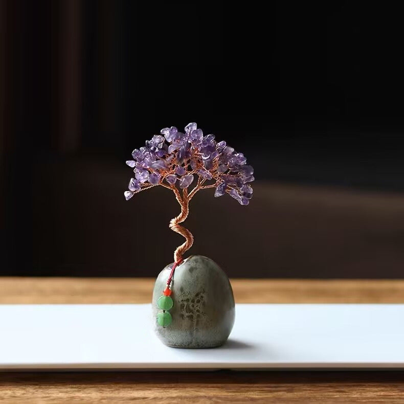 Stress Relief — Amethyst Feng Shui Tree