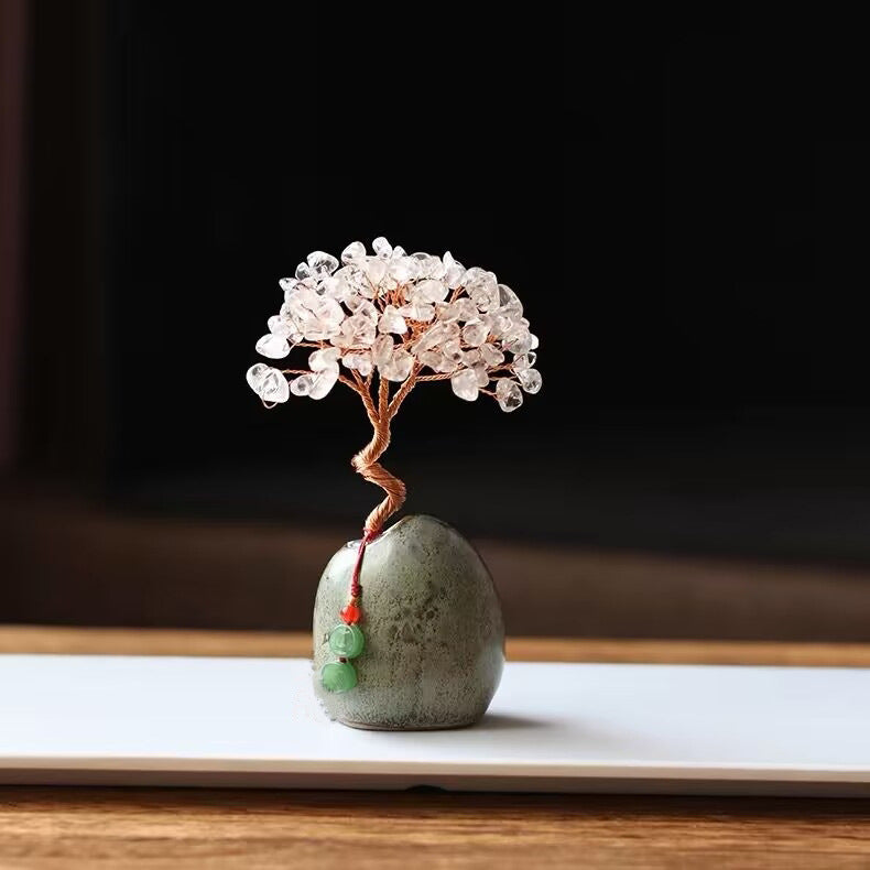 Love & Gentle Healing — Rose Quartz Feng Shui Tree