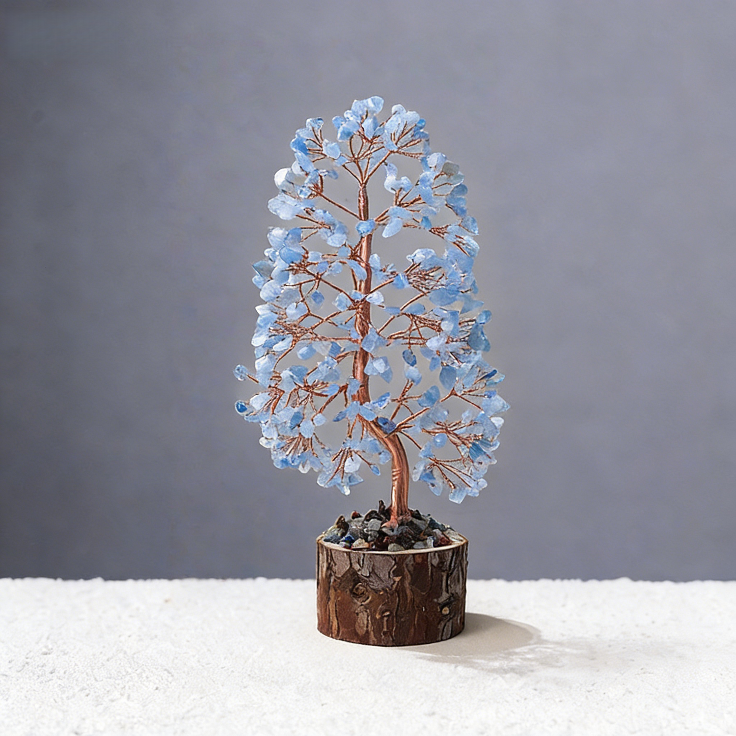 Ocean Whisper — Aquamarine Feng Shui Tree