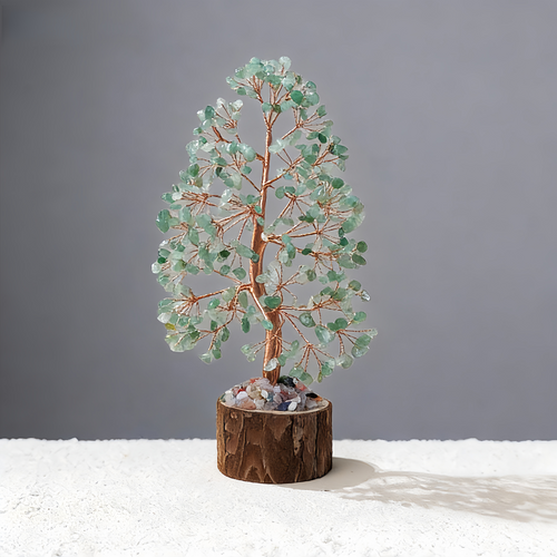 Lucky Leaf —Aventurine Feng Shui Tree