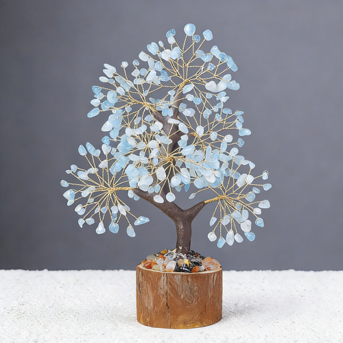 Clear Horizon — Aquamarine Feng Shui Tree