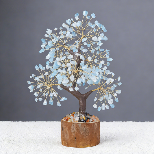 Clear Horizon — Aquamarine Feng Shui Tree