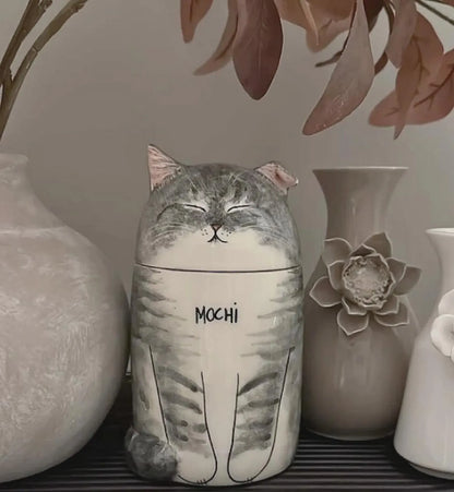 A Forever Home for Their Memories - Personalized Cat Urn Made from Your Cat’s Photo